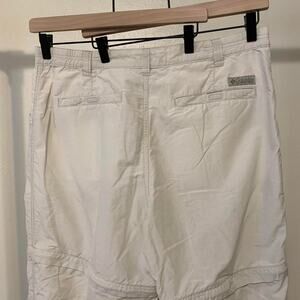 Columbia convertible cargo Hike White pants Outdoor Gorpcore